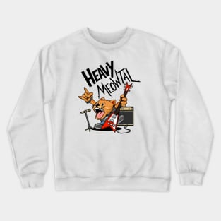 Heavy Meowtal Crewneck Sweatshirt